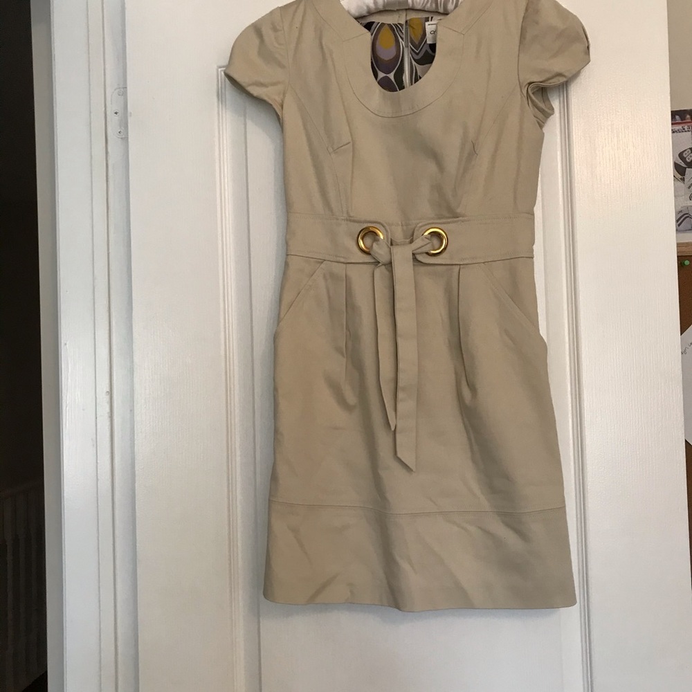 Short Beige Dress